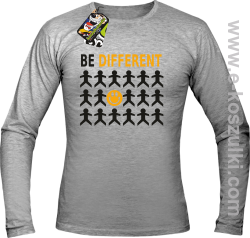 Be Different - longsleeve męski melanż 