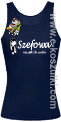 Szefowa wszystkich szefów - Small Girl - top damski granatowa