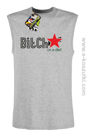 Bitch on a diet - bezrękawnik męski 