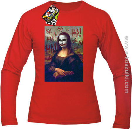 Mona Lisa Hello Jocker - longsleeve męski 