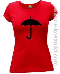 Parasol symbol - t-shirt damski czerwony