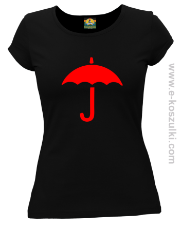 Parasol symbol - t-shirt damski czarny