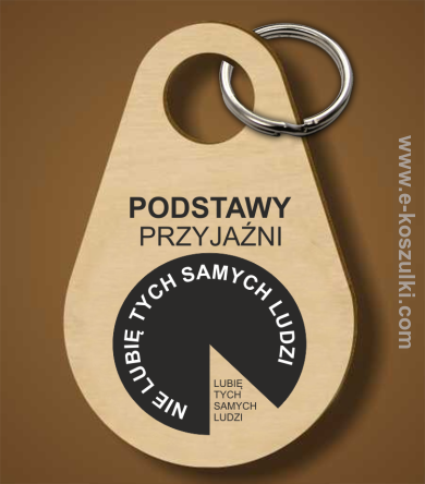 Podstawy przyjaźni - brelok 