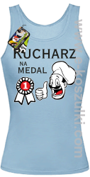 Kucharz na medal - top damski błękitny