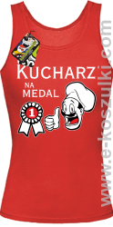 Kucharz na medal - top damski czerwony