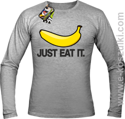 JUST EAT IT Banana - longsleeve męski melanż 