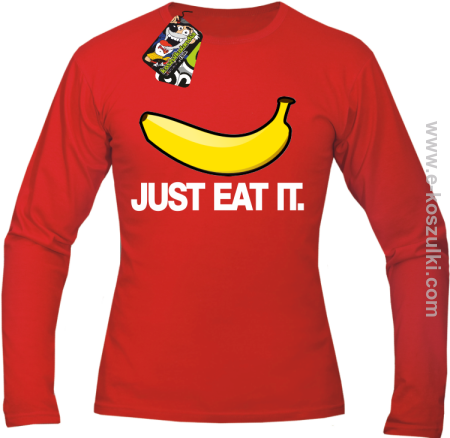 JUST EAT IT Banana - longsleeve męski 