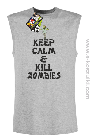 Keep calm and kill zombies - Bezrękawnik męski