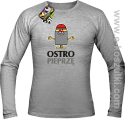 OSTRO pieprzę - longsleeve męski melanż 