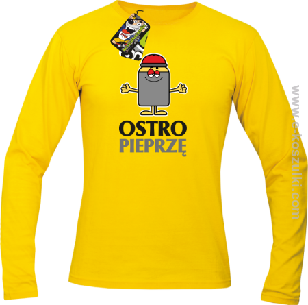 OSTRO pieprzę - longsleeve męski 