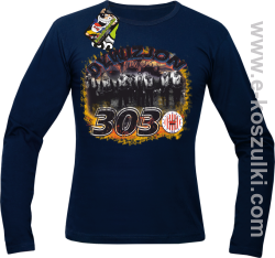 Dywizjon 303 Lotnicy - longsleeve męski granatowy