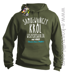 Samozwańczy Król Wszechświata - bluza z kapturem khaki