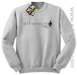 Ethereum CryptoMiner Symbol - bluza męska bez kaptura melanż 