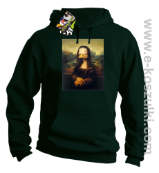 Mona Lisa Mother Ducker - bluza z kapturem butelkowa