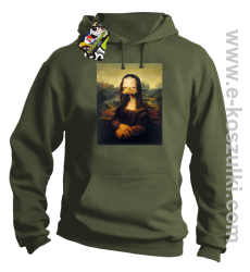 Mona Lisa Mother Ducker - bluza z kapturem khaki