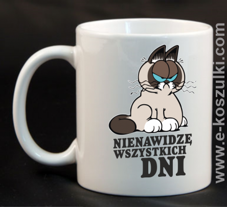 Nienawidzę wszystkich dni - kubek 