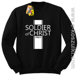 Soldier of Christ -  Żołnierz Chrystusa - bluza STANDARD bez kaptura czarna