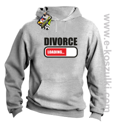 DIVORCE Loading - bluza z kapturem melanż 