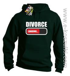 DIVORCE Loading - bluza z kapturem butelkowa