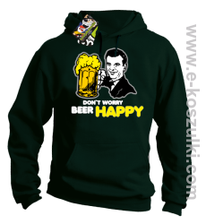 Dont worry beer happy - bluza z kapturem butelkowa