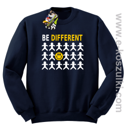 Be Different - bluza bez kaptura STANDARD granatowa