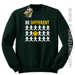 Be Different - bluza bez kaptura STANDARD butelkowa