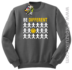 Be Different - bluza bez kaptura STANDARD szara