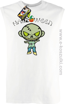 Halloween Cartoon Monsters - Top TANK biały