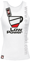 Low Power Cup - top damski biały