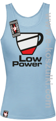 Low Power Cup - top damski błękitny