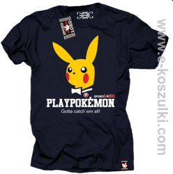 Play Pokemon - bluza z kapturem czarna