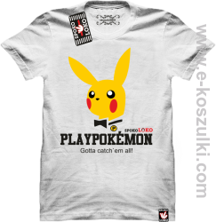 Play Pokemon - bluza z kapturem biała