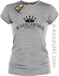 Warszawska princesa - koszulka damska melanż 