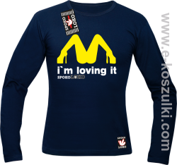 MCky I`m Loving It - longsleeve męski granatowy