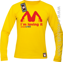 MCky I`m Loving It - longsleeve męski żółty