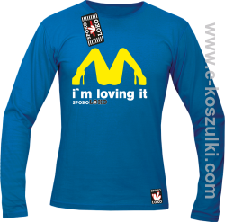 MCky I`m Loving It - longsleeve męski niebieski