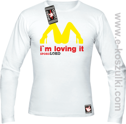 MCky I`m Loving It - longsleeve męski biały