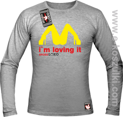 MCky I`m Loving It - longsleeve męski melanż 