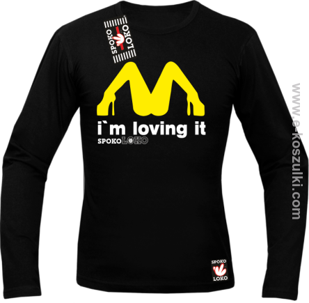 MCky I`m Loving It - longsleeve męski czarny