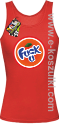 Fuck ala fanta - top damski czerwony