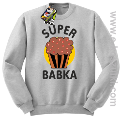 Super Babka Ciastko - bluza bez kaptura STANDARD melanż 