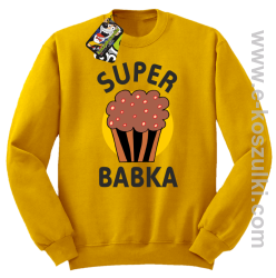 Super Babka Ciastko - bluza bez kaptura STANDARD żółta