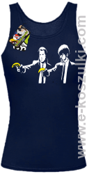 Banana Boys Pulp Fiction - top damski granatowy