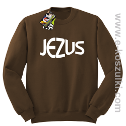 Jezus Christ Symbolic - bluza z kapturem brązowa