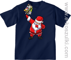 Santa Dab Claus granatowa