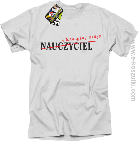 Nauczyciel edukacyjny NINJA - koszulka męska 