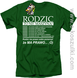 Rodzic to nie maszyna - Koszulka męska khely