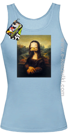 Mona Lisa Mother Ducker - top damski 