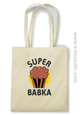 Super Babka Ciastko - torba EKO beżowa