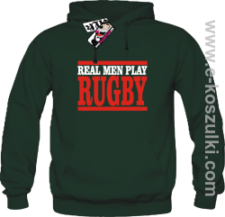 Rugby - bluza męska - butelkowy